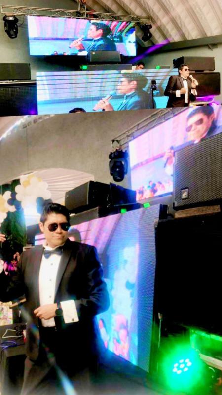 Evento donde se tuvo que colocar el equipo en un lugar reducido.