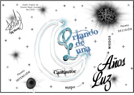 Portada del albúm AÑOS LUZ 2018.